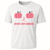 Protect Your Pumpkins Breast Cancer Awareness Cooling Performance Crew T-Shirt