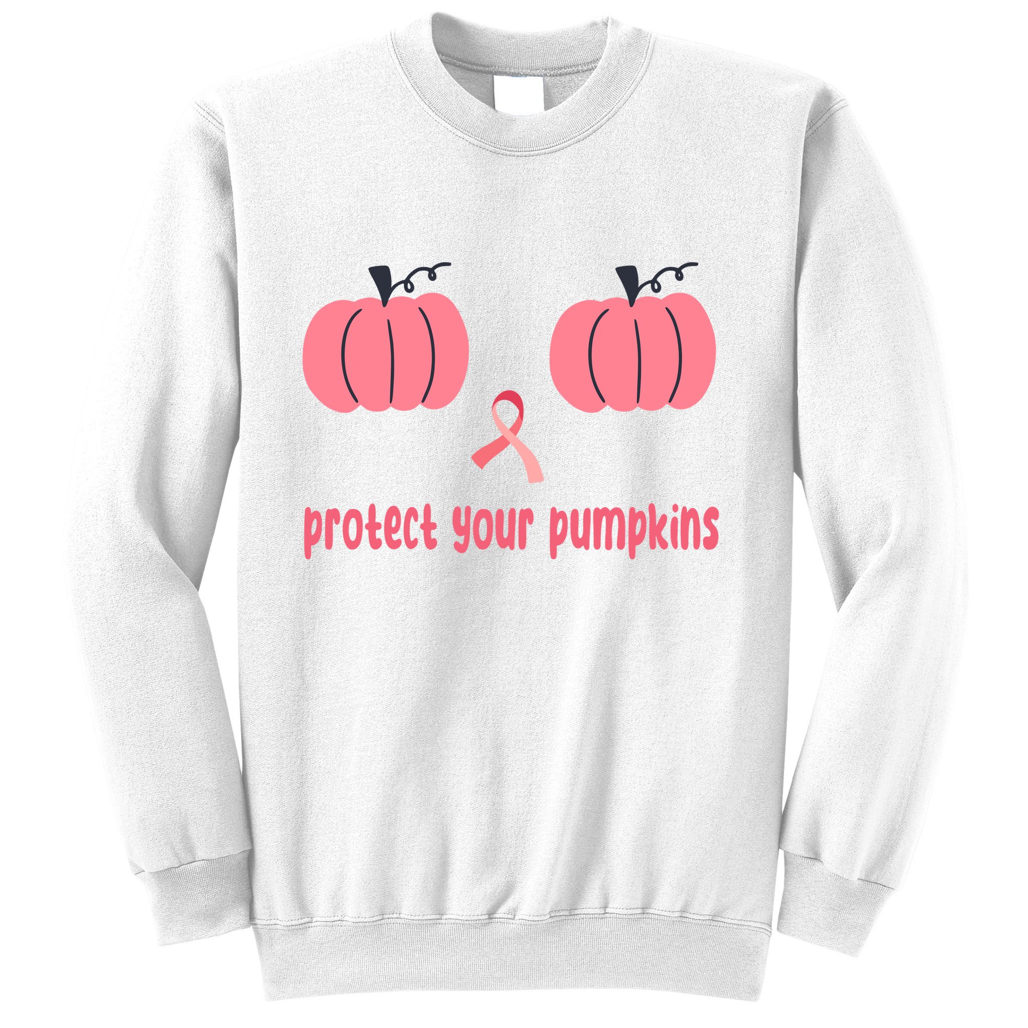 Protect Your Pumpkins Breast Cancer Awareness Sweatshirt