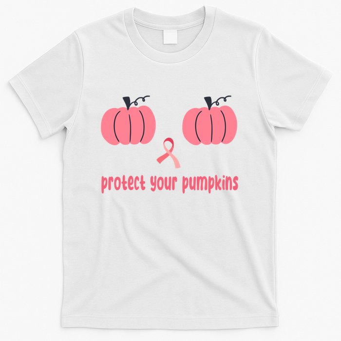Protect Your Pumpkins Breast Cancer Awareness T-Shirt