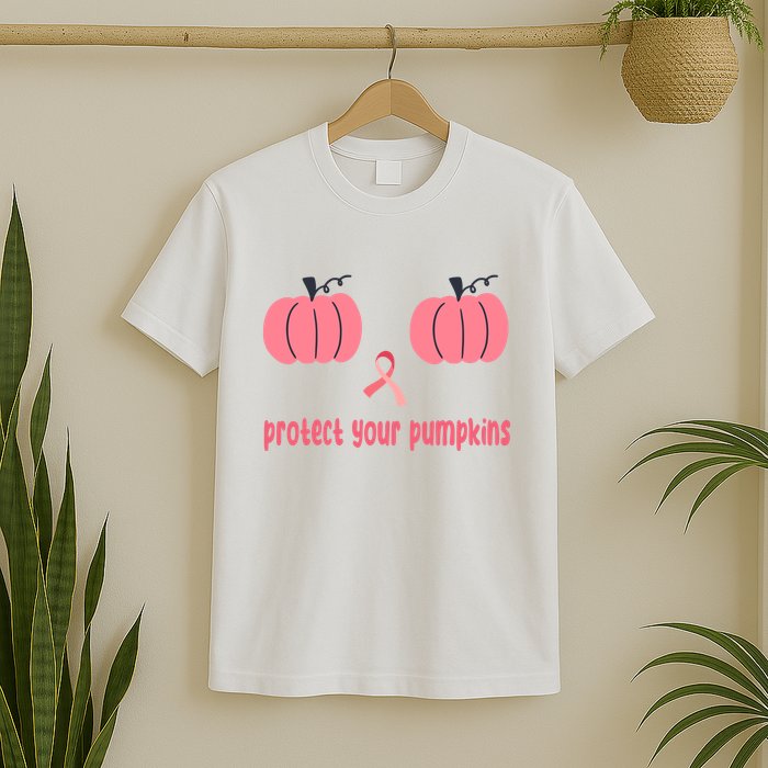 Protect Your Pumpkins Breast Cancer Awareness T-Shirt