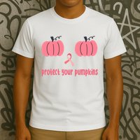 Protect Your Pumpkins Breast Cancer Awareness T-Shirt