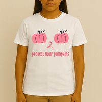 Protect Your Pumpkins Breast Cancer Awareness T-Shirt