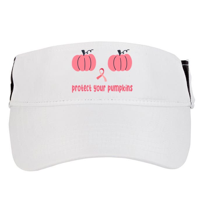Protect Your Pumpkins Breast Cancer Awareness Adult Drive Performance Visor