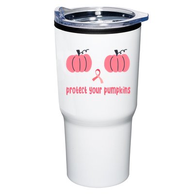Protect Your Pumpkins Breast Cancer Awareness Tumbler