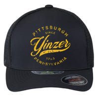 Pittsburgh Yinzer Pennsylvania Steel City Home Yinz Funny Flexfit Unipanel Trucker Cap