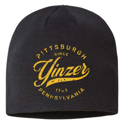 Pittsburgh Yinzer Pennsylvania Steel City Home Yinz Funny Sustainable Beanie