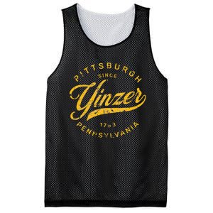 Pittsburgh Yinzer Pennsylvania Steel City Home Yinz Funny Mesh Reversible Basketball Jersey Tank