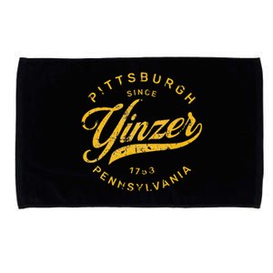 Pittsburgh Yinzer Pennsylvania Steel City Home Yinz Funny Microfiber Hand Towel