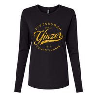 Pittsburgh Yinzer Pennsylvania Steel City Home Yinz Womens Cotton Relaxed Long Sleeve T-Shirt