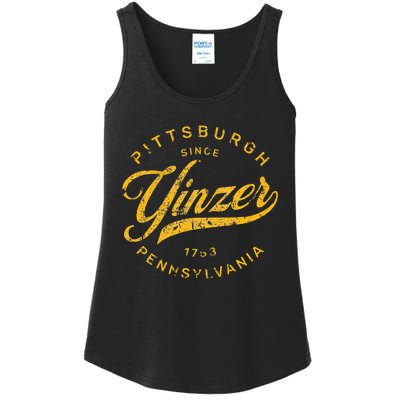 Pittsburgh Yinzer Pennsylvania Steel City Home Yinz Ladies Essential Tank