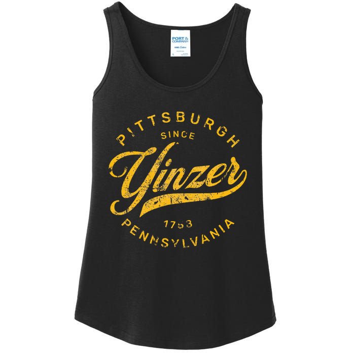 Pittsburgh Yinzer Pennsylvania Steel City Home Yinz Ladies Essential Tank