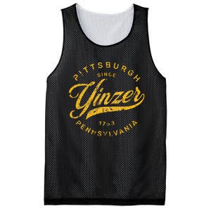 Pittsburgh Yinzer Pennsylvania Steel City Home Yinz Mesh Reversible Basketball Jersey Tank