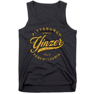 Pittsburgh Yinzer Pennsylvania Steel City Home Yinz Tank Top