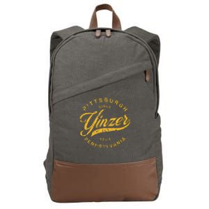 Pittsburgh Yinzer Pennsylvania Steel City Home Yinz Cotton Canvas Backpack