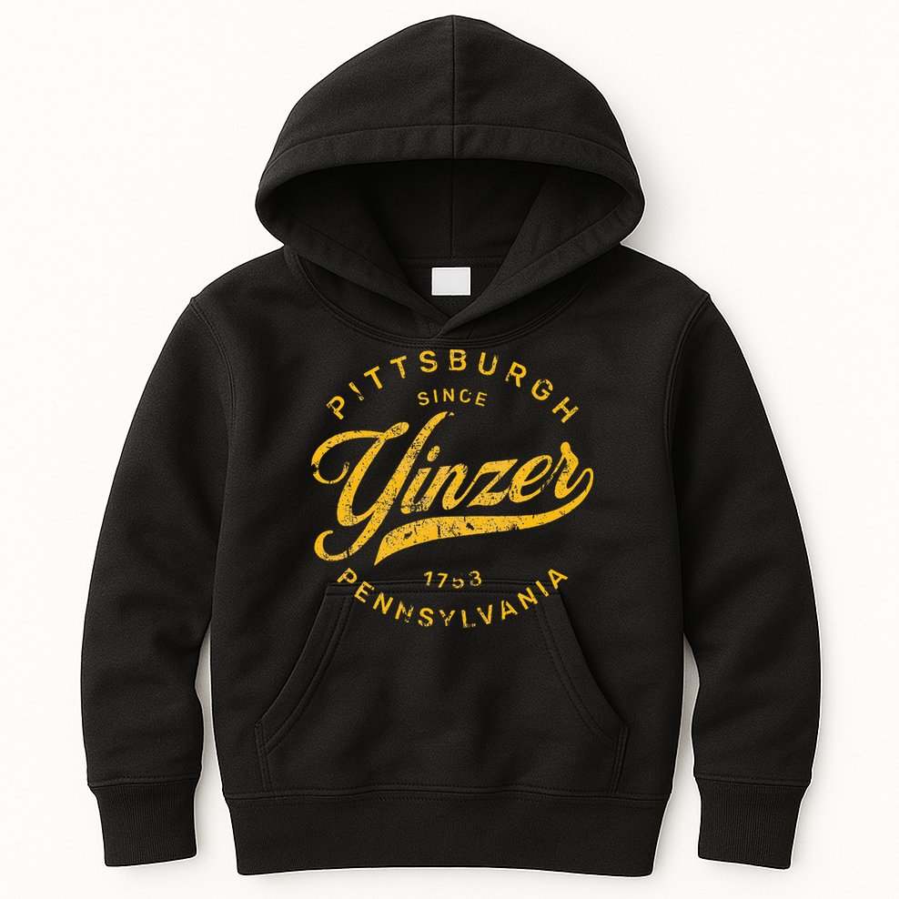 Pittsburgh Yinzer Pennsylvania Steel City Home Yinz Funny Kids Hoodie