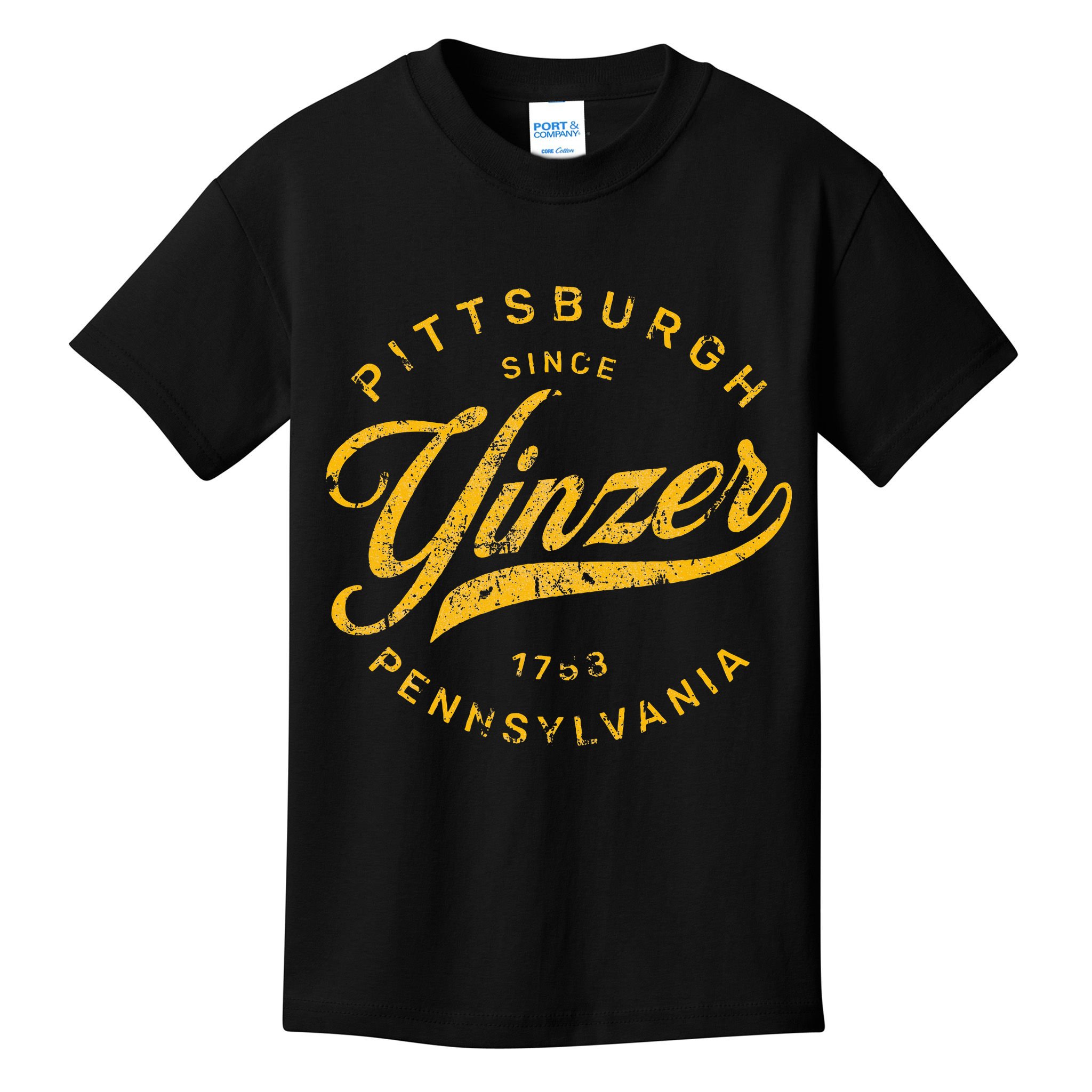 Pittsburgh Yinzer Pennsylvania Steel City Home Yinz Funny Kids T-Shirt