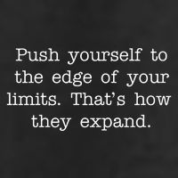 Push Yourself To The Edge Of Your Limits, That's How They Expand Beanie