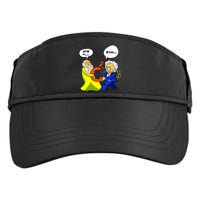 Pythagoras vs Einstein Funny Math Science Adult Drive Performance Visor