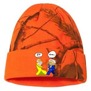 Pythagoras vs Einstein Funny Math Science Kati Licensed 12" Camo Beanie