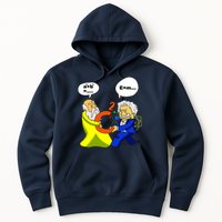Pythagoras vs Einstein Funny Math Science Hoodie