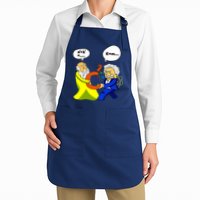 Pythagoras vs Einstein Funny Math Science Apron