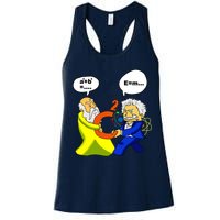 Pythagoras vs Einstein Funny Math Science Womens Tank Top