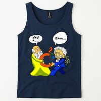 Pythagoras vs Einstein Funny Math Science Tank Top