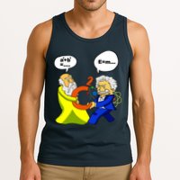Pythagoras vs Einstein Funny Math Science Tank Top