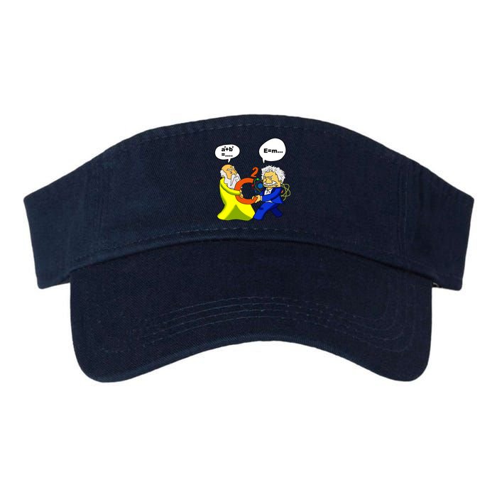 Pythagoras vs Einstein Funny Math Science Visor
