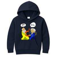 Pythagoras vs Einstein Funny Math Science Kids Hoodie