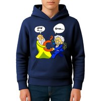 Pythagoras vs Einstein Funny Math Science Kids Hoodie