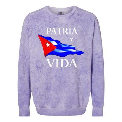 Patria Y Vida Colorblast Crewneck Sweatshirt