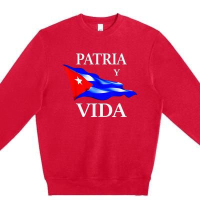 Patria Y Vida Premium Crewneck Sweatshirt