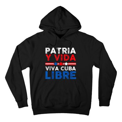 Patria Y Vida VIVA CUBA LIBRE Hoodie