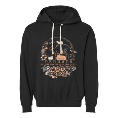 Perhaps You Were Born For Such A Time As This Jesus Lover .Png Garment-Dyed Fleece Hoodie