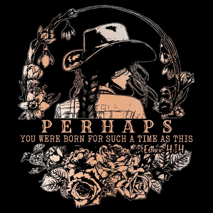 Perhaps You Were Born For Such A Time As This Jesus Lover .Png Flat Bill Trucker Hat