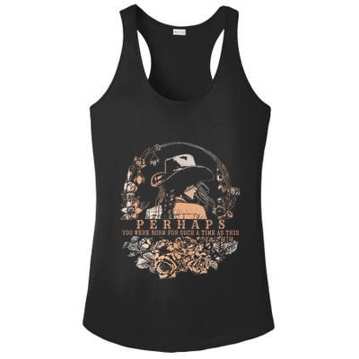 Perhaps You Were Born For Such A Time As This Jesus Lover .Png Ladies PosiCharge Competitor Racerback Tank