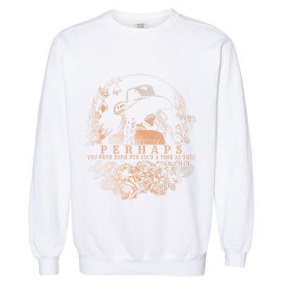 Perhaps You Were Born For Such A Time As This Jesus Lover .Png Garment-Dyed Sweatshirt