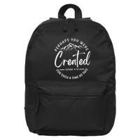 Perhaps You Were Created For Such A Time As This 16 in Basic Backpack