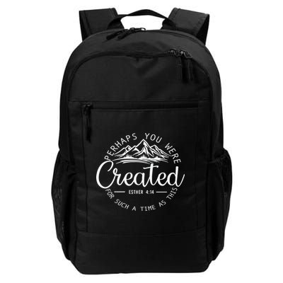 Perhaps You Were Created Christian Esther 4 14 Bible Verse Backpack