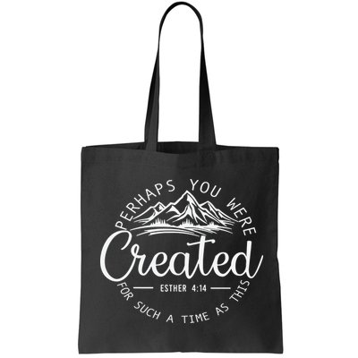 Perhaps You Were Created Christian Esther 4 14 Bible Verse Bag