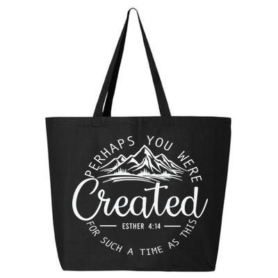 Perhaps You Were Created Christian Esther 4 14 Bible Verse 25L Jumbo Tote