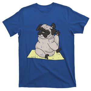 Pug Yoga Workout Kawaii Cartoon Cute Animal Dog Lover Gift Funny Gift T-Shirt