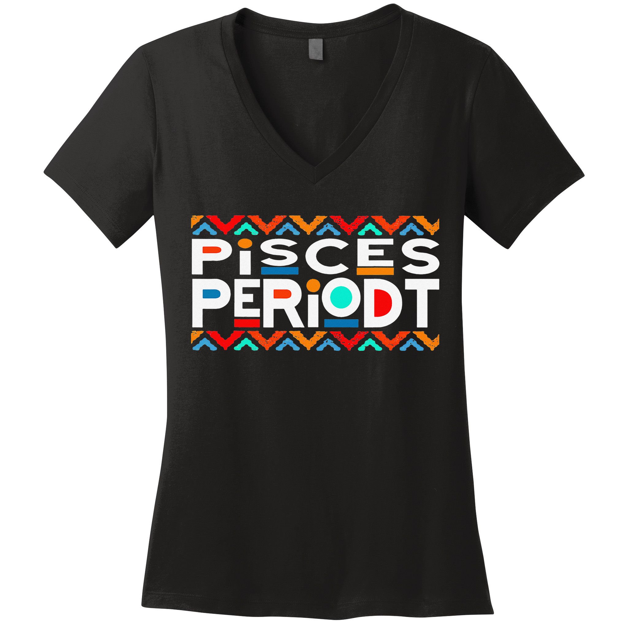 Pisces Zodiac February 19 March 20 Birthday Women's V-Neck T-Shirt