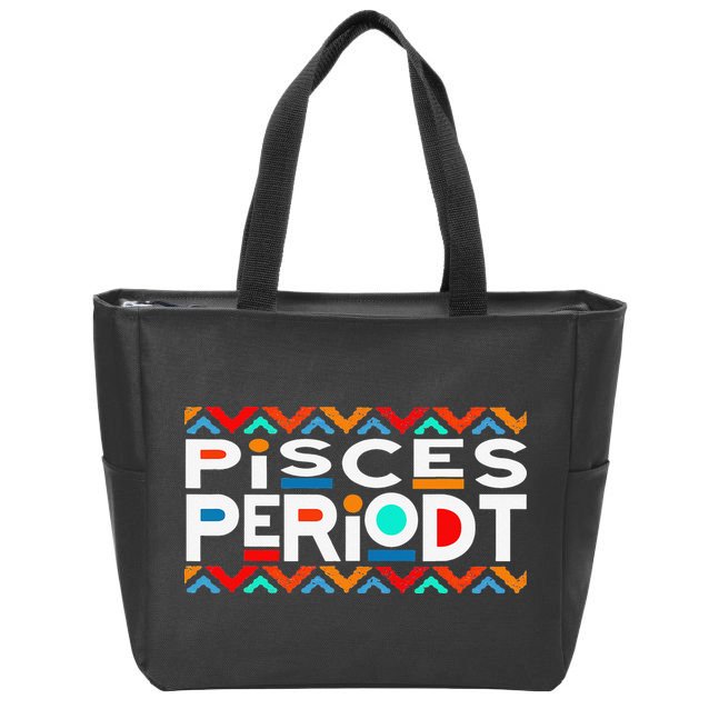 Pisces Zodiac February 19 March 20 Birthday Zip Tote Bag