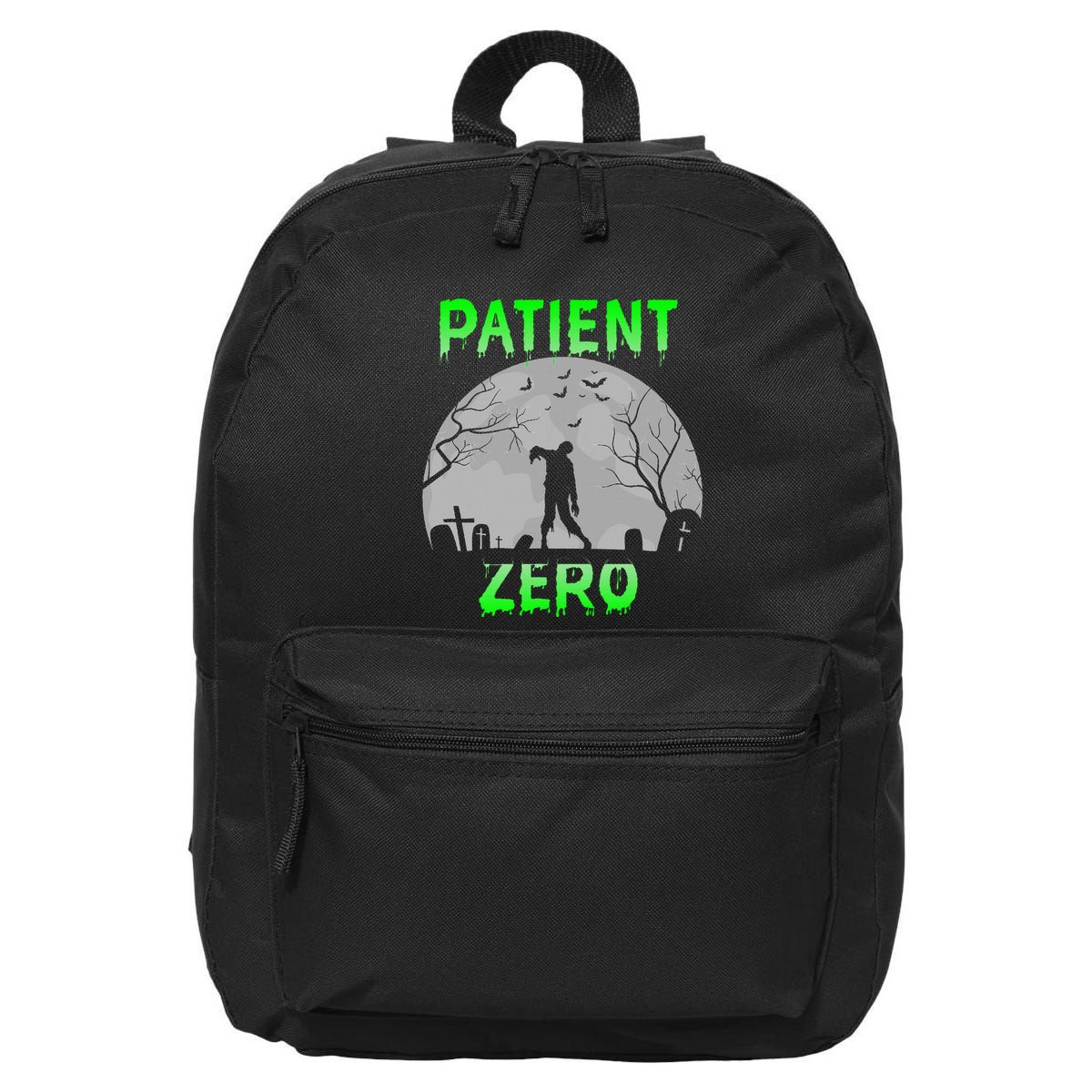 Patient Zero Funny Halloween Zombie Apocalypse Costume 16 in Basic Backpack
