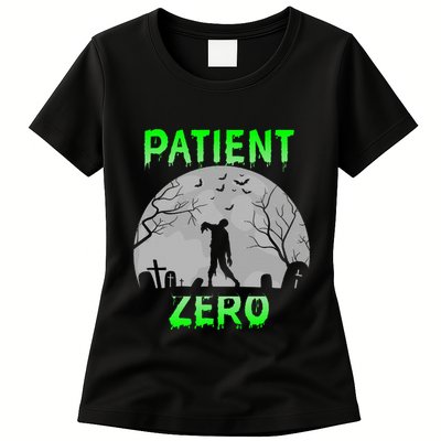 Patient Zero Funny Halloween Zombie Apocalypse Costume Womens T-Shirt