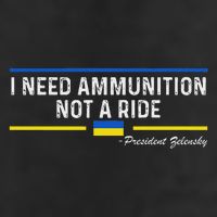 President Zelensky I Need Ammunition Not A Ride Ukraine Flag 11oz C Handle Ceramic Mug