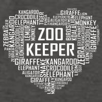 Proud Zoo Keeper Heart Gifts Zookeeper Animal Job Gift Vector Backpack