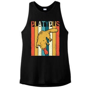 Platypus Zookeeper Marine Biologist Animal Lover Ladies PosiCharge Tri-Blend Wicking Tank